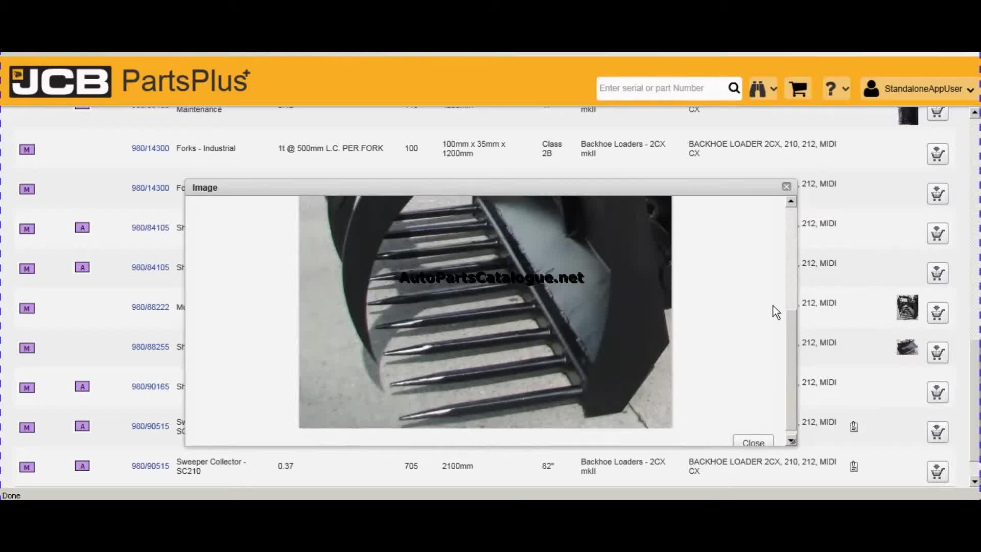 JCB Parts Plus Online Parts Catalog & Service Manuals